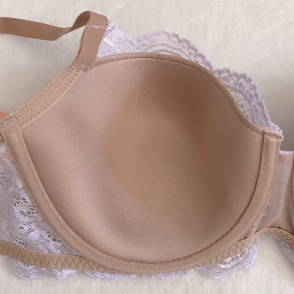{NWT} ThirdLove | 24/7 Lace Balconette Underwire Bra Purple (32DD/32E) - Picture 12 of 16